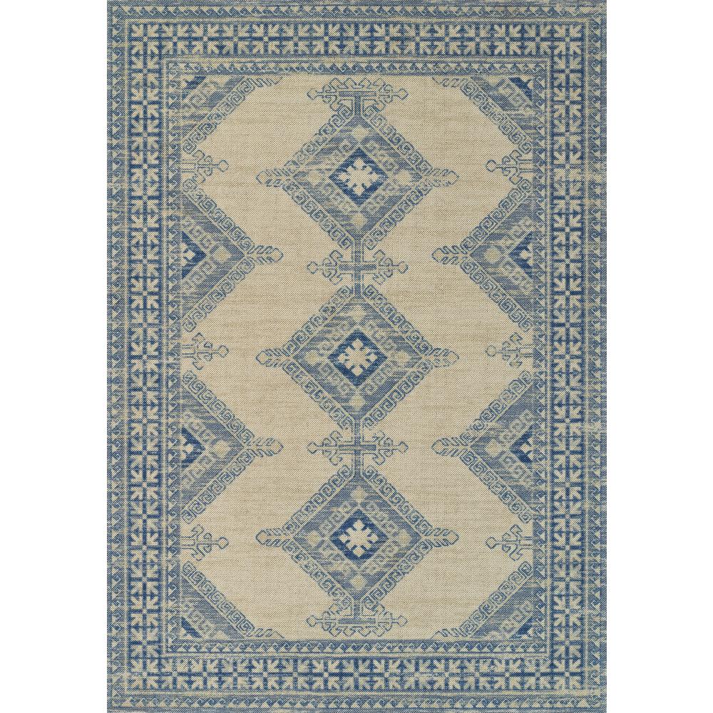 Traditional Rectangle Area Rug, Ivory, 5'3" X 7'6". Picture 1