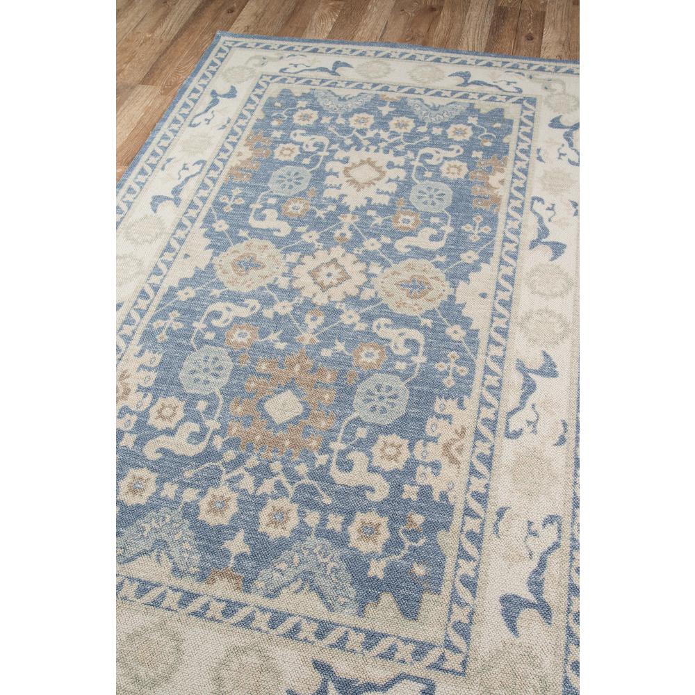 Traditional Rectangle Area Rug, Light Blue, 5'3" X 7'6". Picture 2