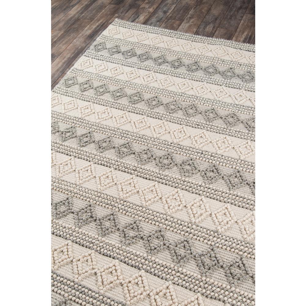 Contemporary Rectangle Area Rug, Ivory, 5' X 7'. Picture 2