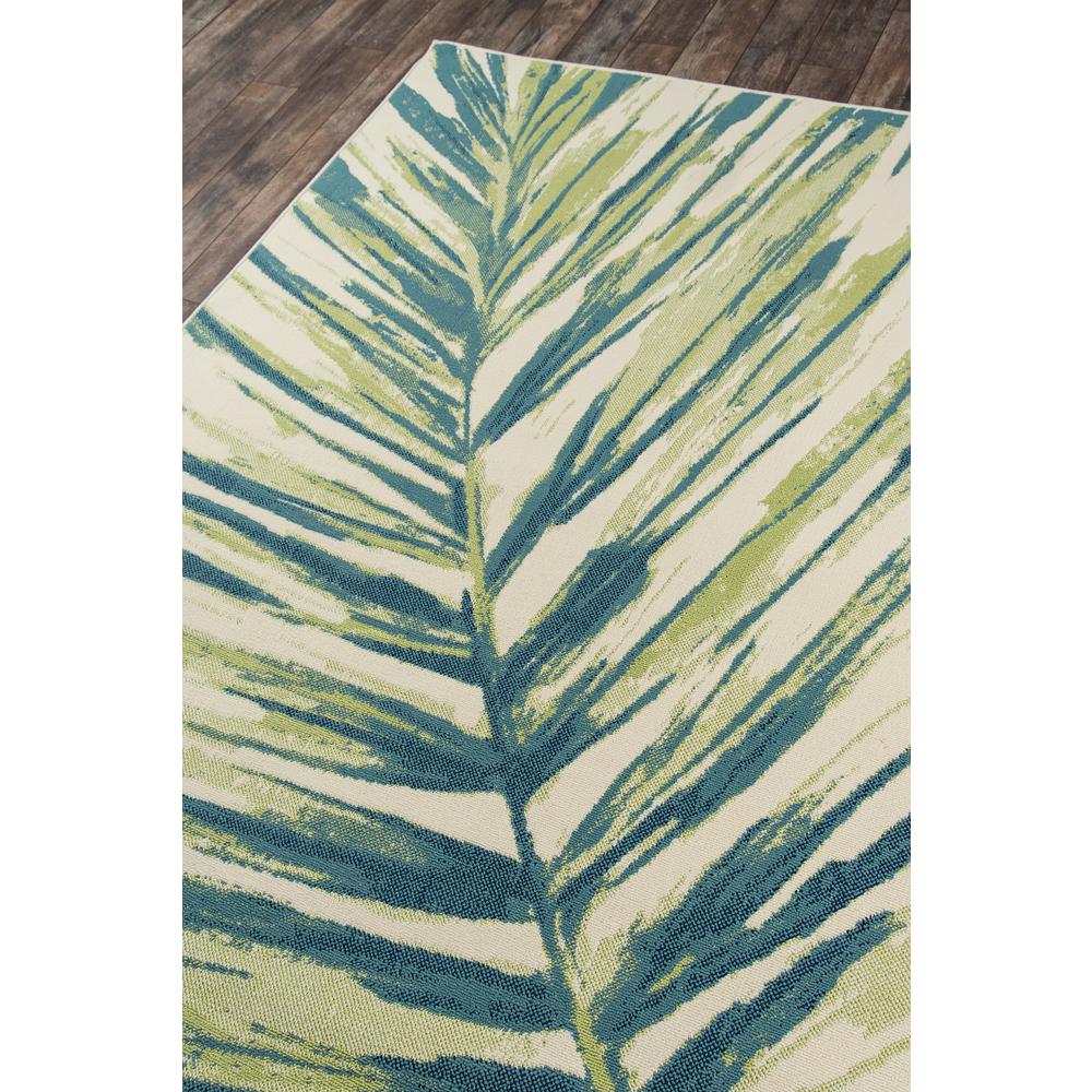 Contemporary Rectangle Area Rug, Green, 3'11" X 5'7". Picture 2