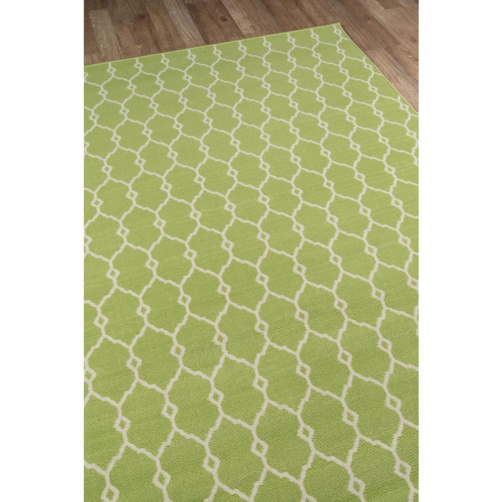 Contemporary Rectangle Area Rug, Green, 3'11" X 5'7". Picture 2