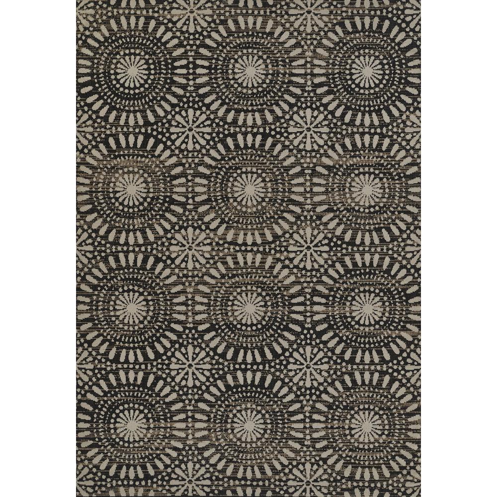 Transitional Rectangle Area Rug, Neutral, 3'11" X 5'7". Picture 1