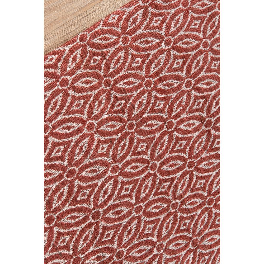 Transitional Rectangle Area Rug, Red, 5' X 8'. Picture 3