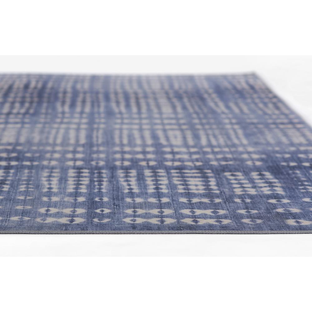Contemporary Rectangle Area Rug, Blue, 3' X 5'. Picture 3
