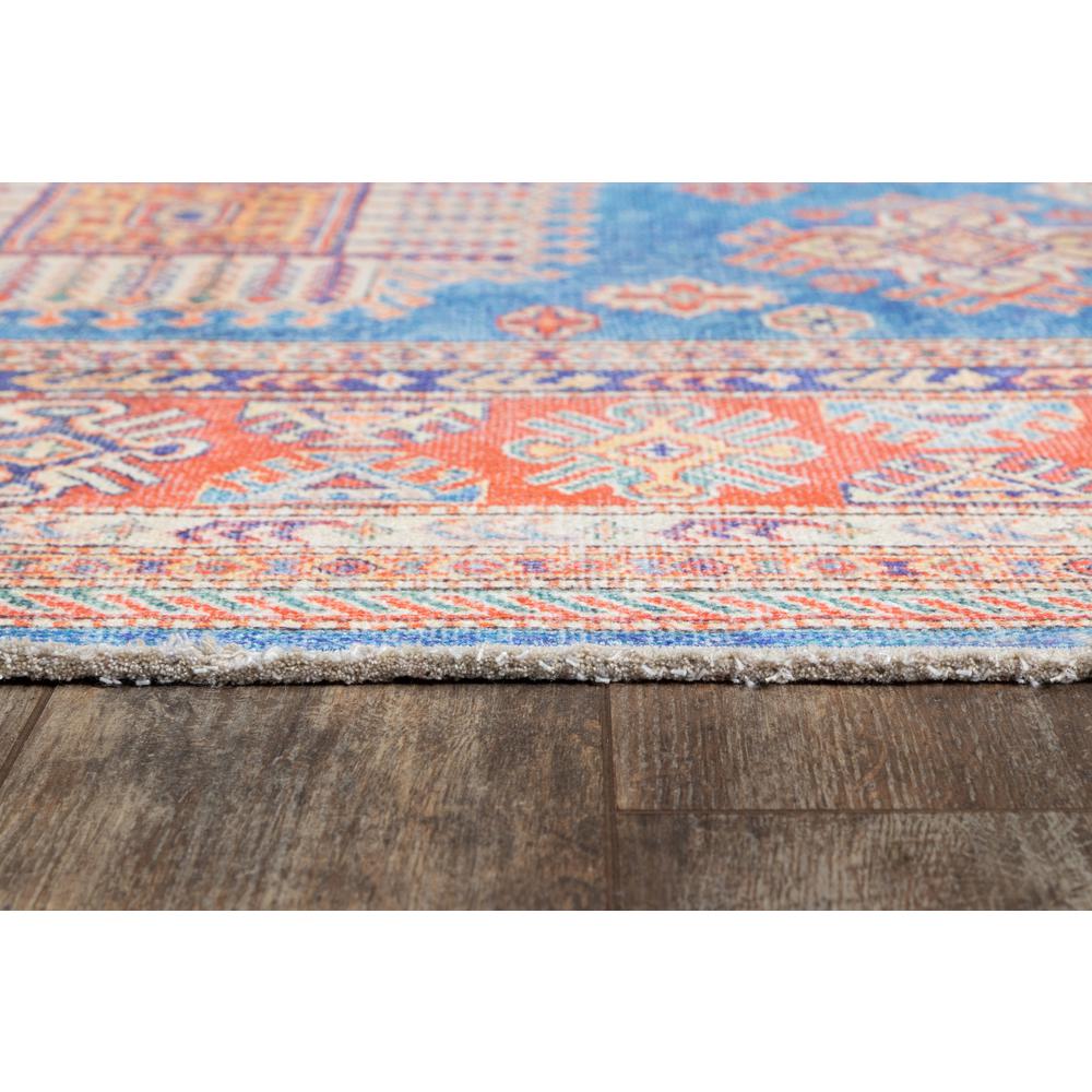 Traditional Rectangle Area Rug, Blue, 5'6" X 8'6". Picture 3