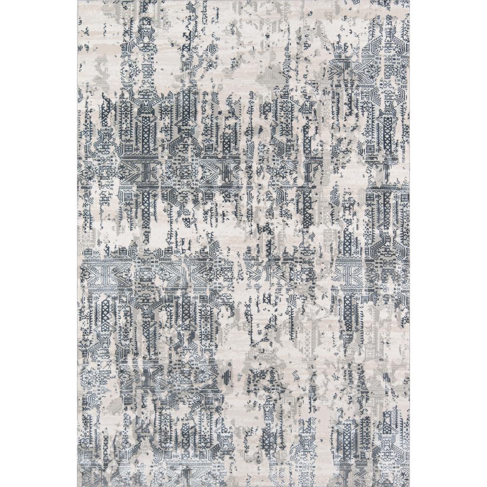 Traditional Runner Area Rug, Grey, 2'2" X 7'7" Runner. Picture 1