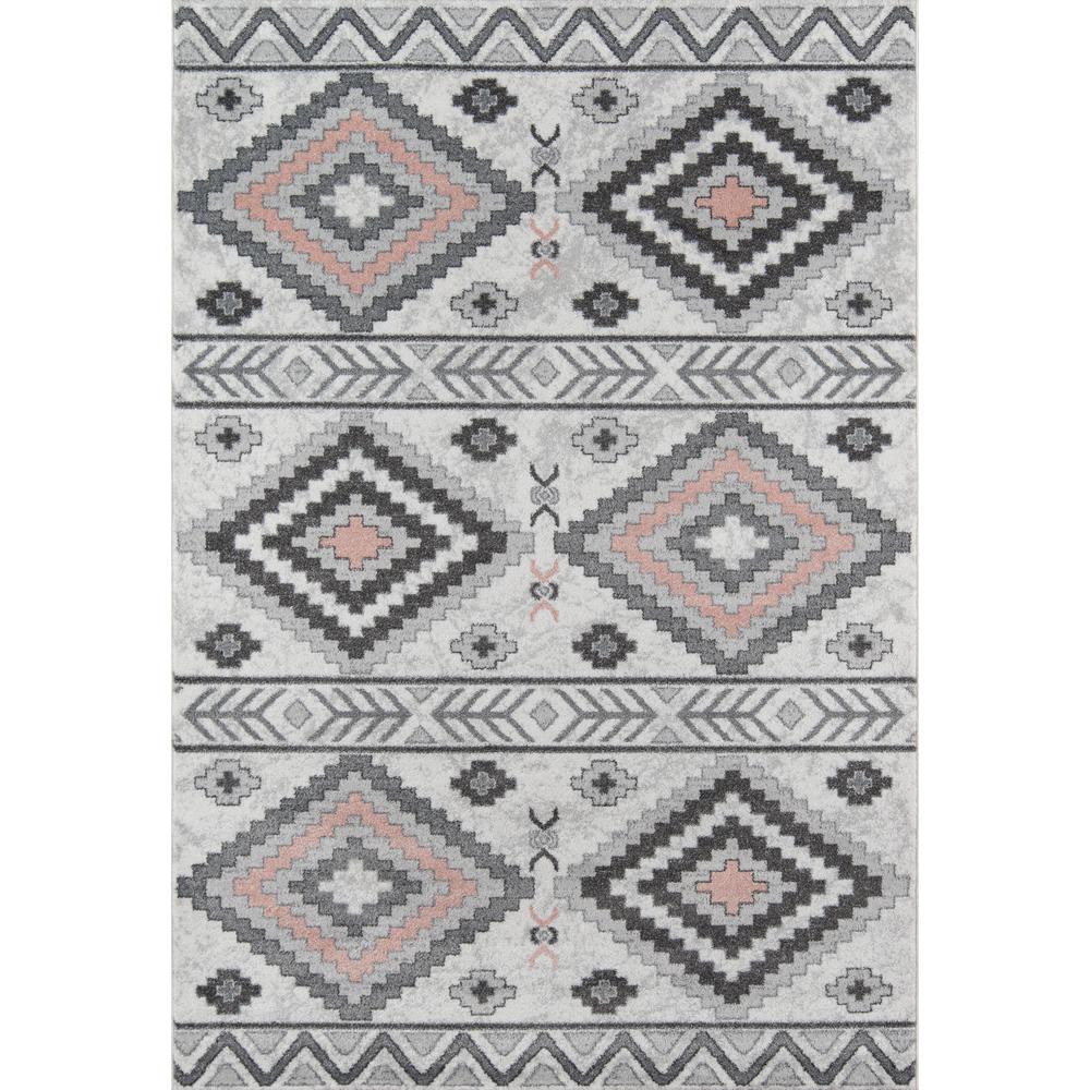 Traditional Rectangle Area Rug, Grey, 7'10" X 10'10". Picture 1