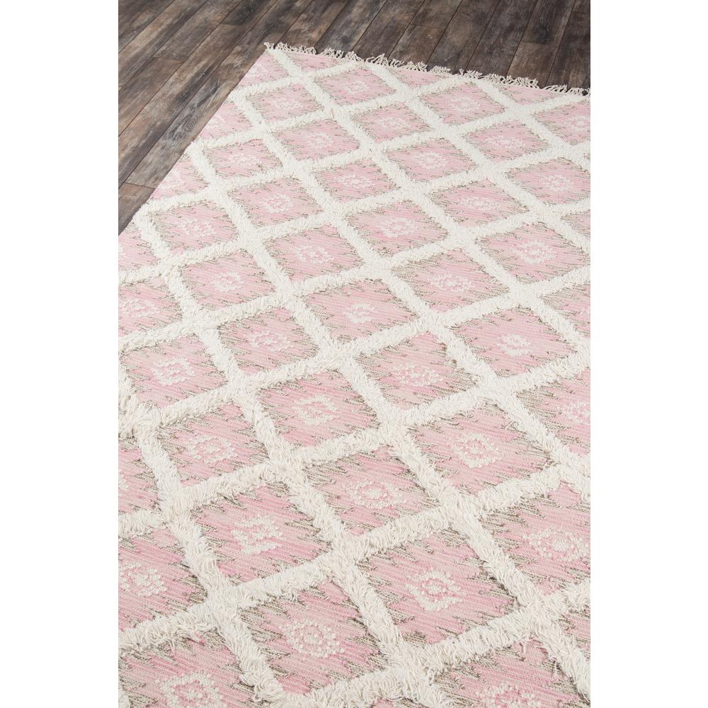 Contemporary Rectangle Area Rug, Pink, 5' X 7'. Picture 2