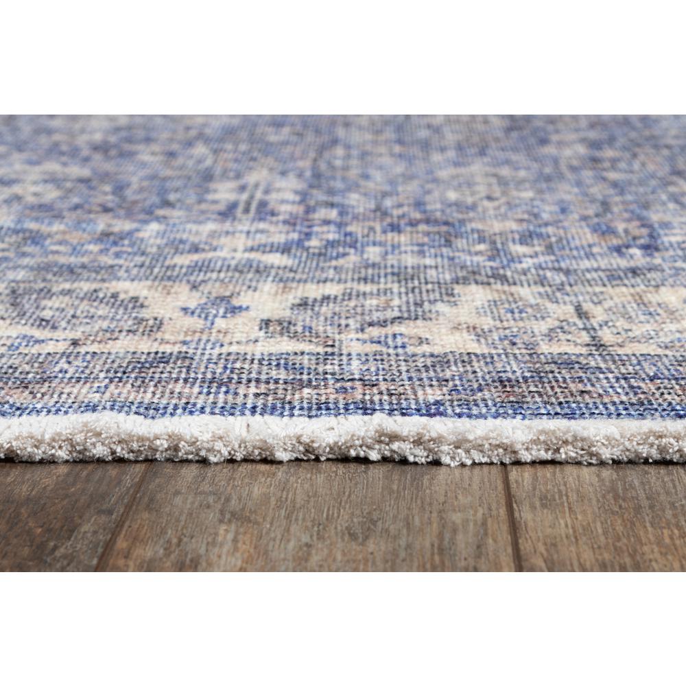 Traditional Rectangle Area Rug, Blue, 3' X 5'. Picture 3