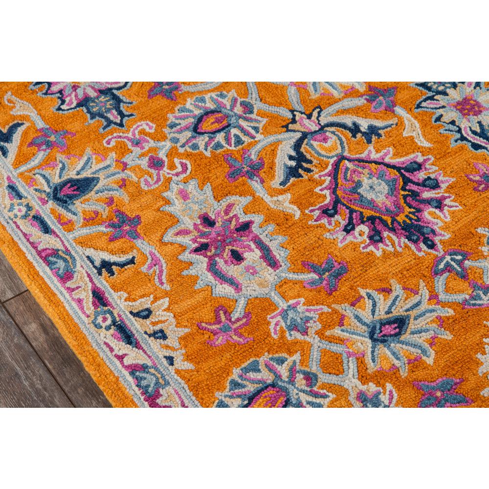 Traditional Rectangle Area Rug, Orange, 5' X 8'. Picture 3