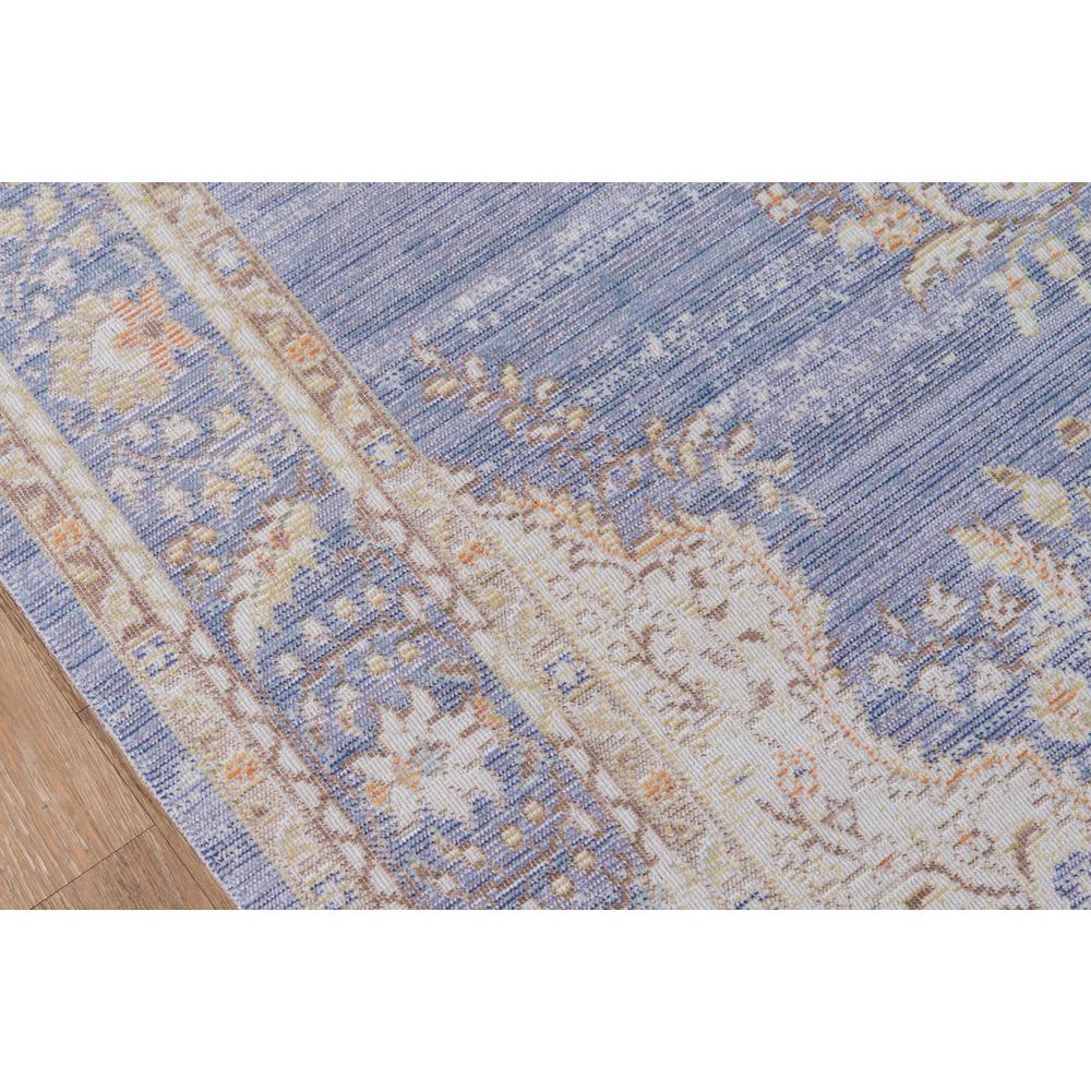 Traditional Rectangle Area Rug, Periwinkle, 5'3" X 7'3". Picture 3
