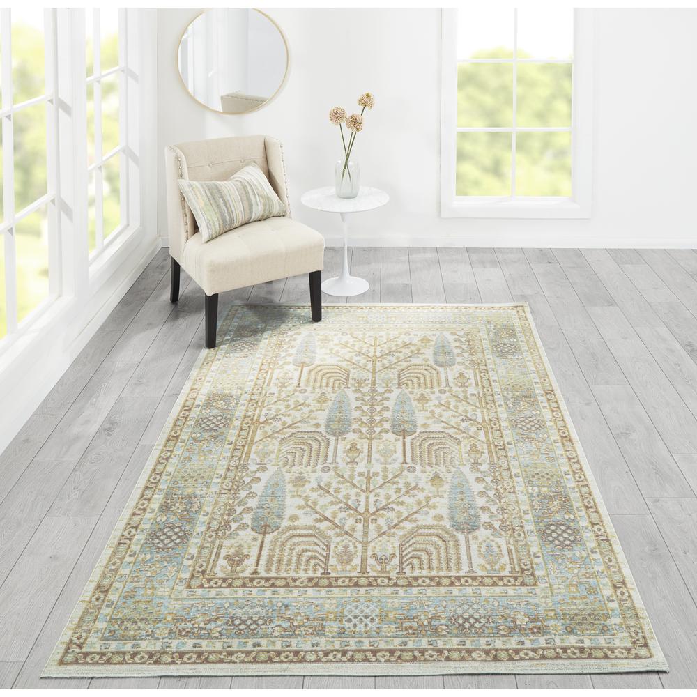 Traditional Rectangle Area Rug, Ivory, 7'10" X 10'6". Picture 1