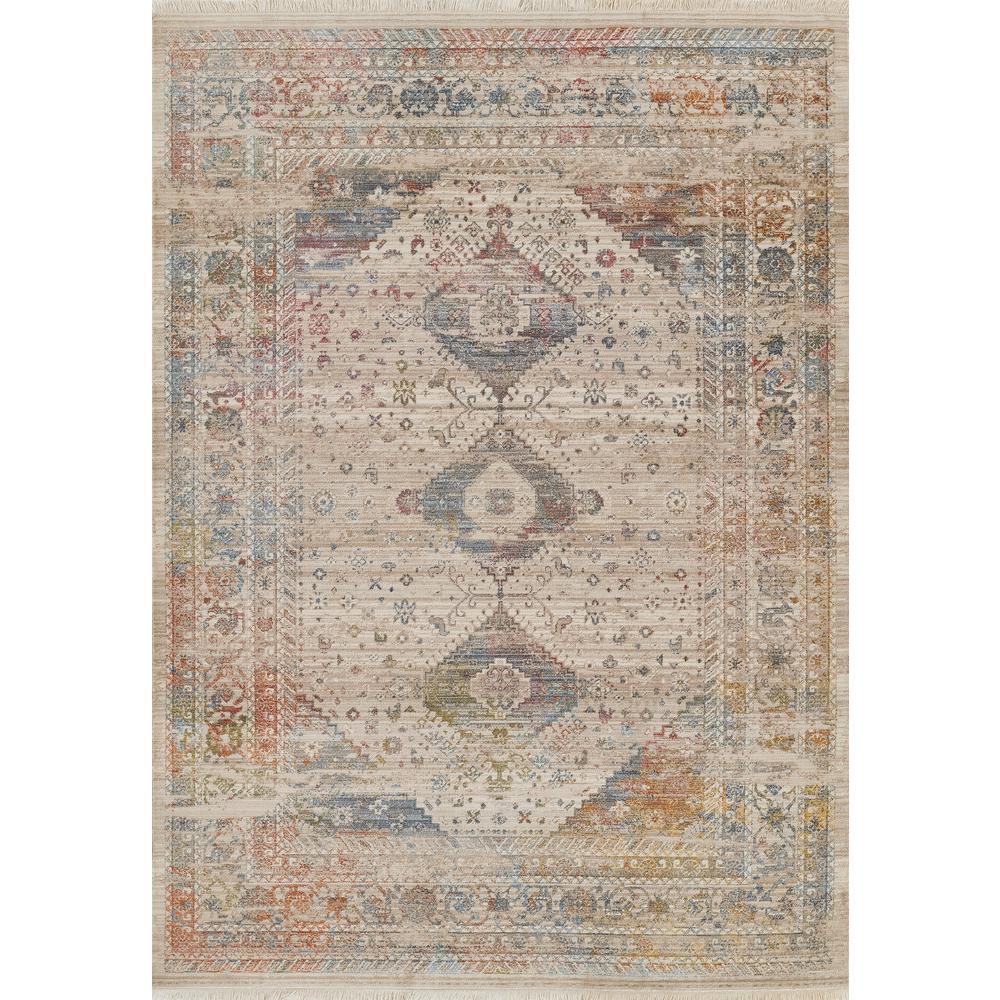 Traditional Rectangle Area Rug, Multi, 3' X 5'. Picture 1