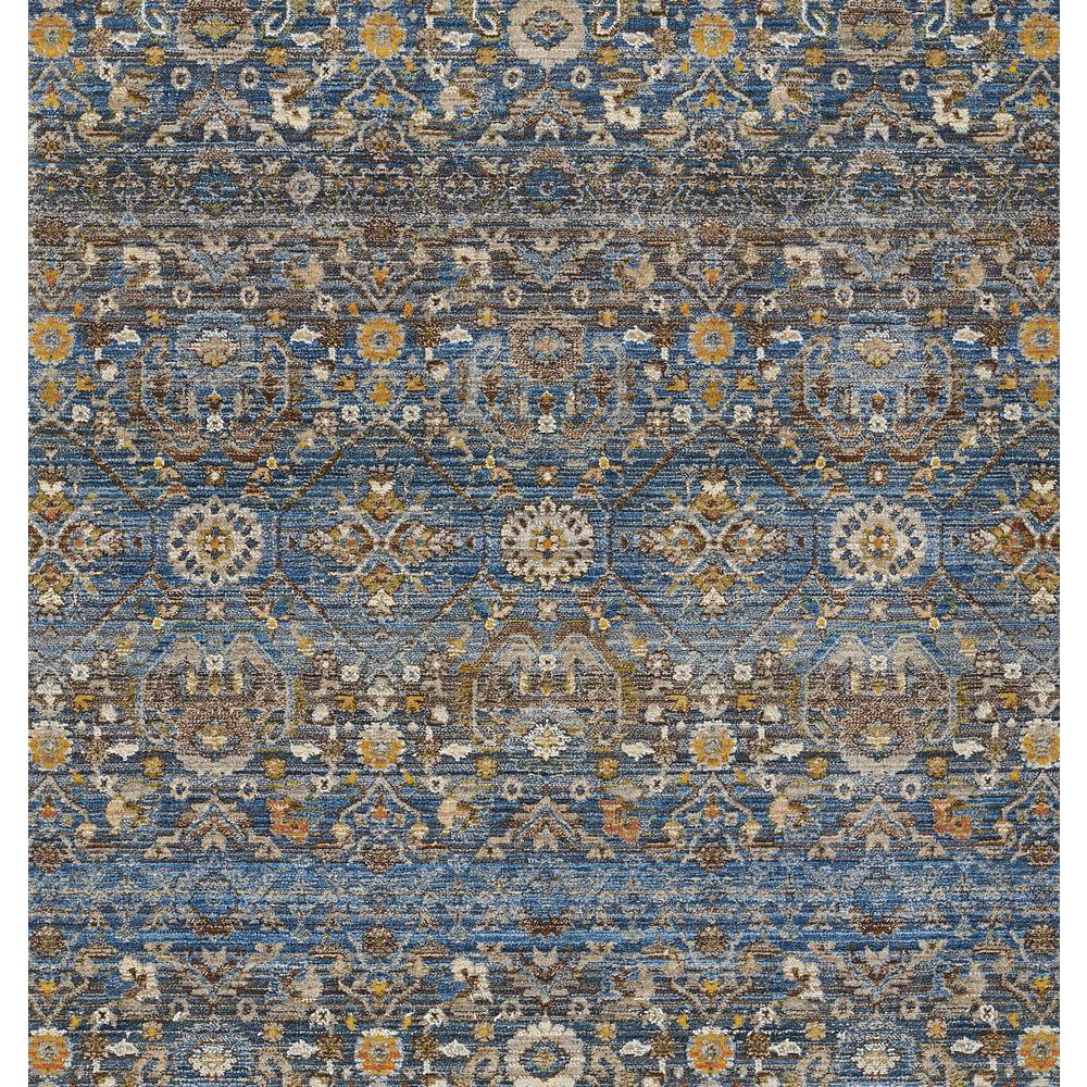 Traditional Rectangle Area Rug, Blue, 3' X 5'. Picture 7