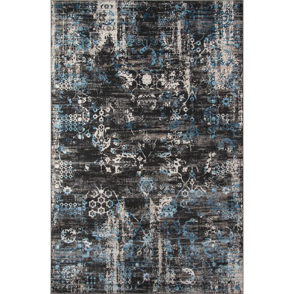 Juliet Area Rug, Charcoal, 5' X 7'6". Picture 1