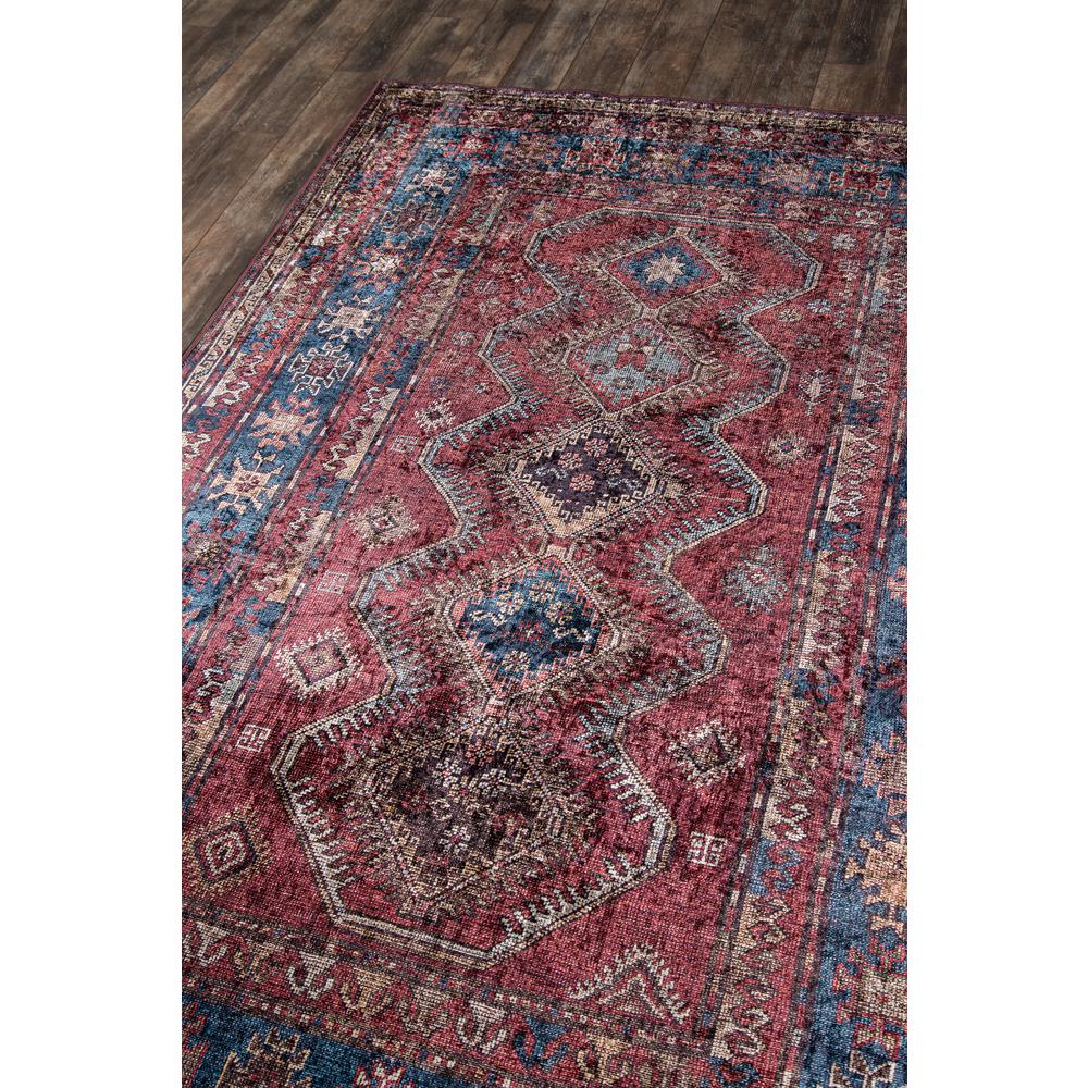 Traditional Rectangle Area Rug, Burgundy, 5' X 8'. Picture 2
