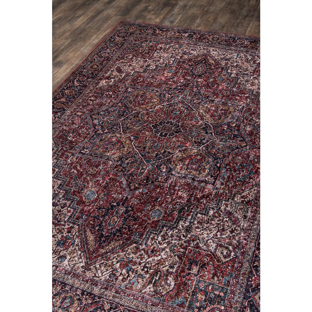 Traditional Rectangle Area Rug, Burgundy, 5' X 8'. Picture 2