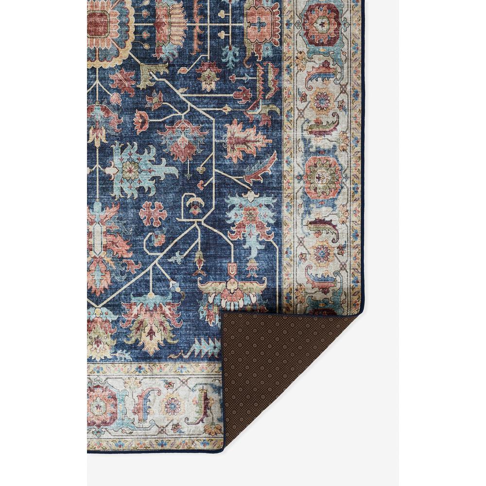 Traditional Rectangle Area Rug, Navy, 5' X 8'. Picture 3