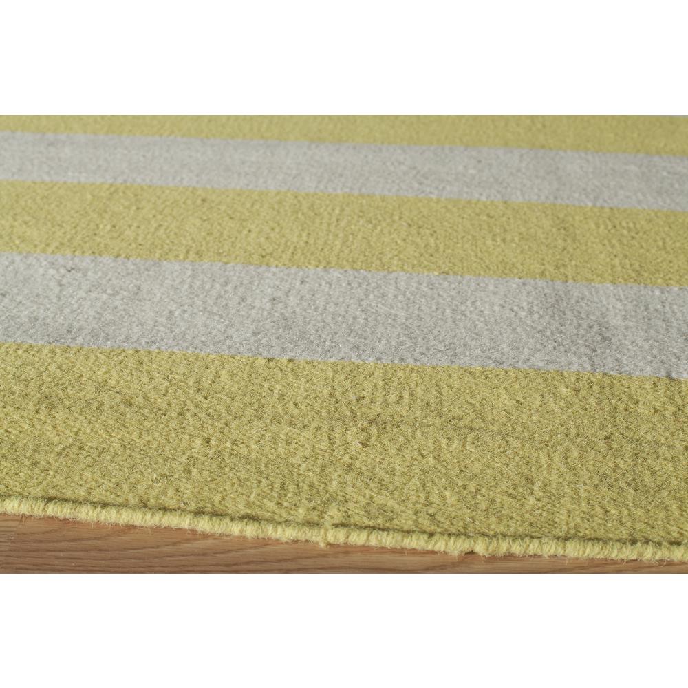 Contemporary Rectangle Area Rug, Yellow, 5' X 8'. Picture 2