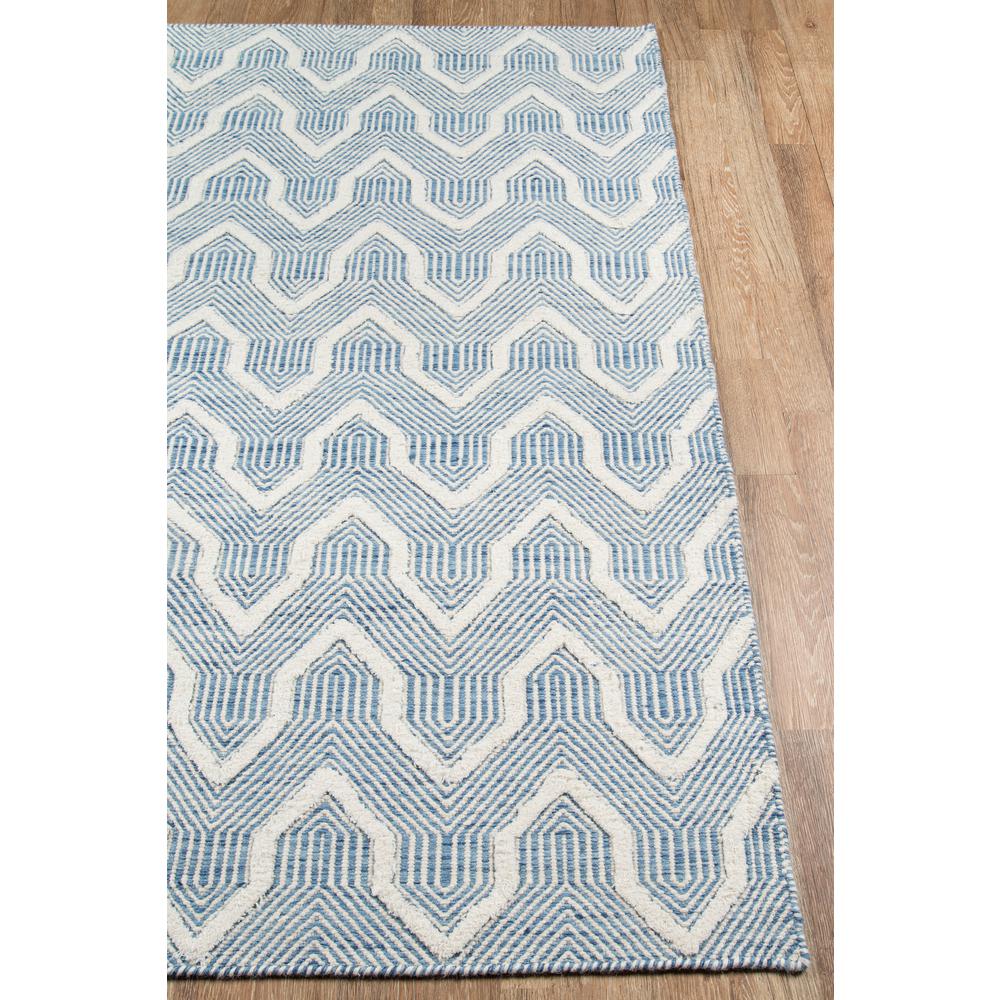 Contemporary Rectangle Area Rug, Blue, 7'6" X 9'6". Picture 2