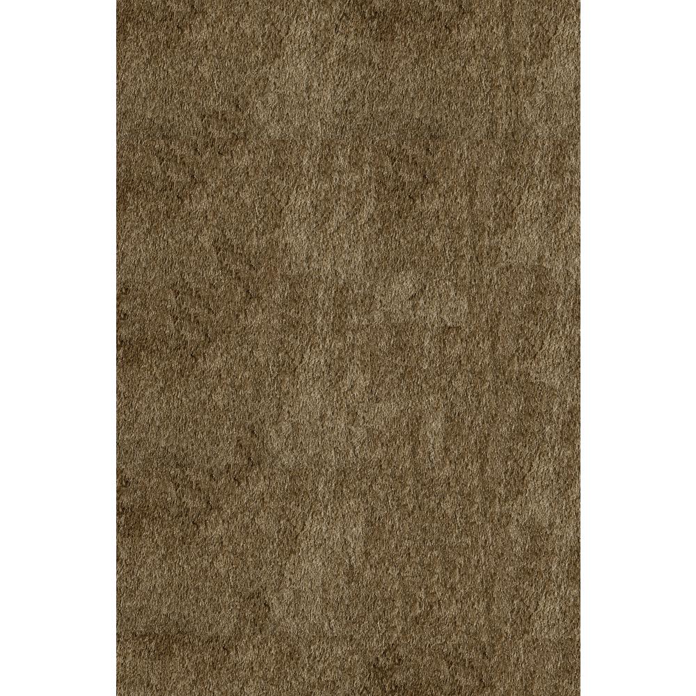 Luster Shag Area Rug, Light Taupe, 4' X 4' Round. Picture 1