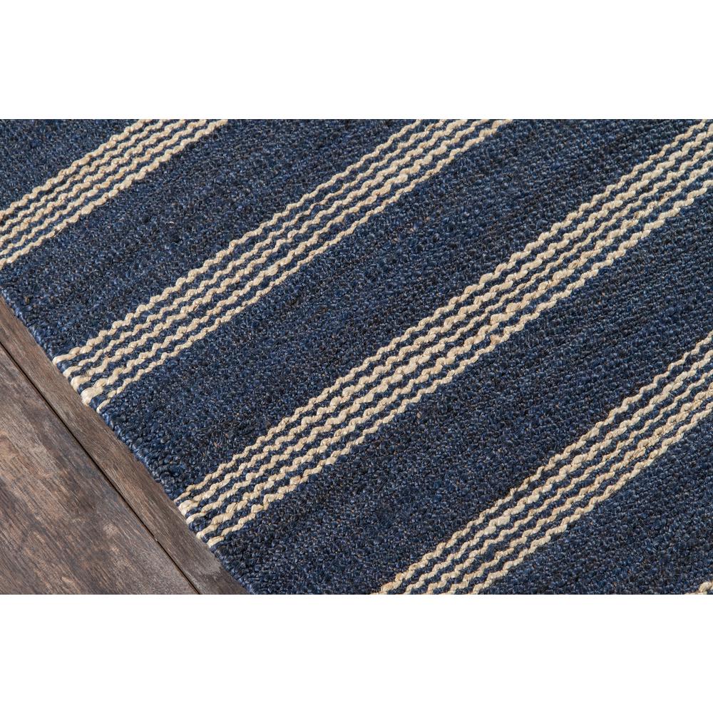 Contemporary Rectangle Area Rug, Navy, 7'6" X 9'6". Picture 3