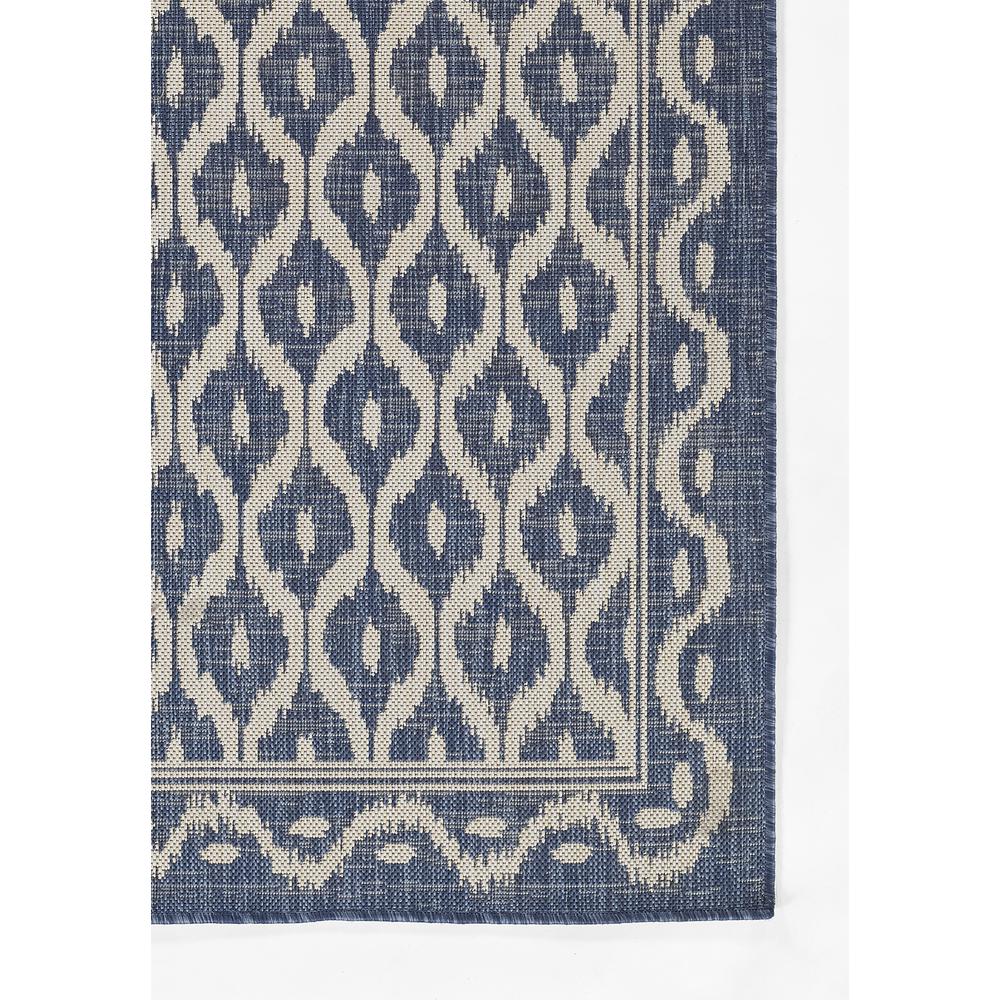 Contemporary Rectangle Area Rug, Blue, 4'1" X 6'. Picture 2