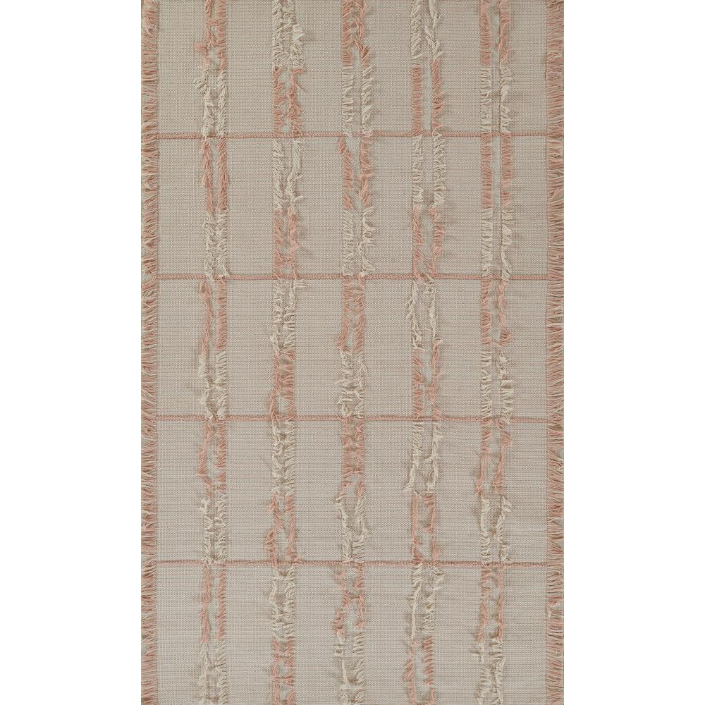 Contemporary Rectangle Area Rug, Pink, 5' X 8'. Picture 1