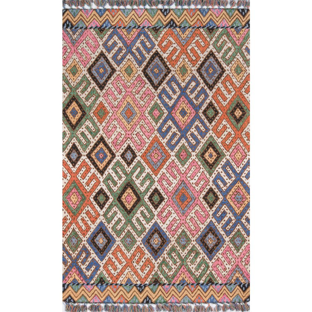 Transitional Rectangle Area Rug, Multi, 5' X 8'. Picture 1