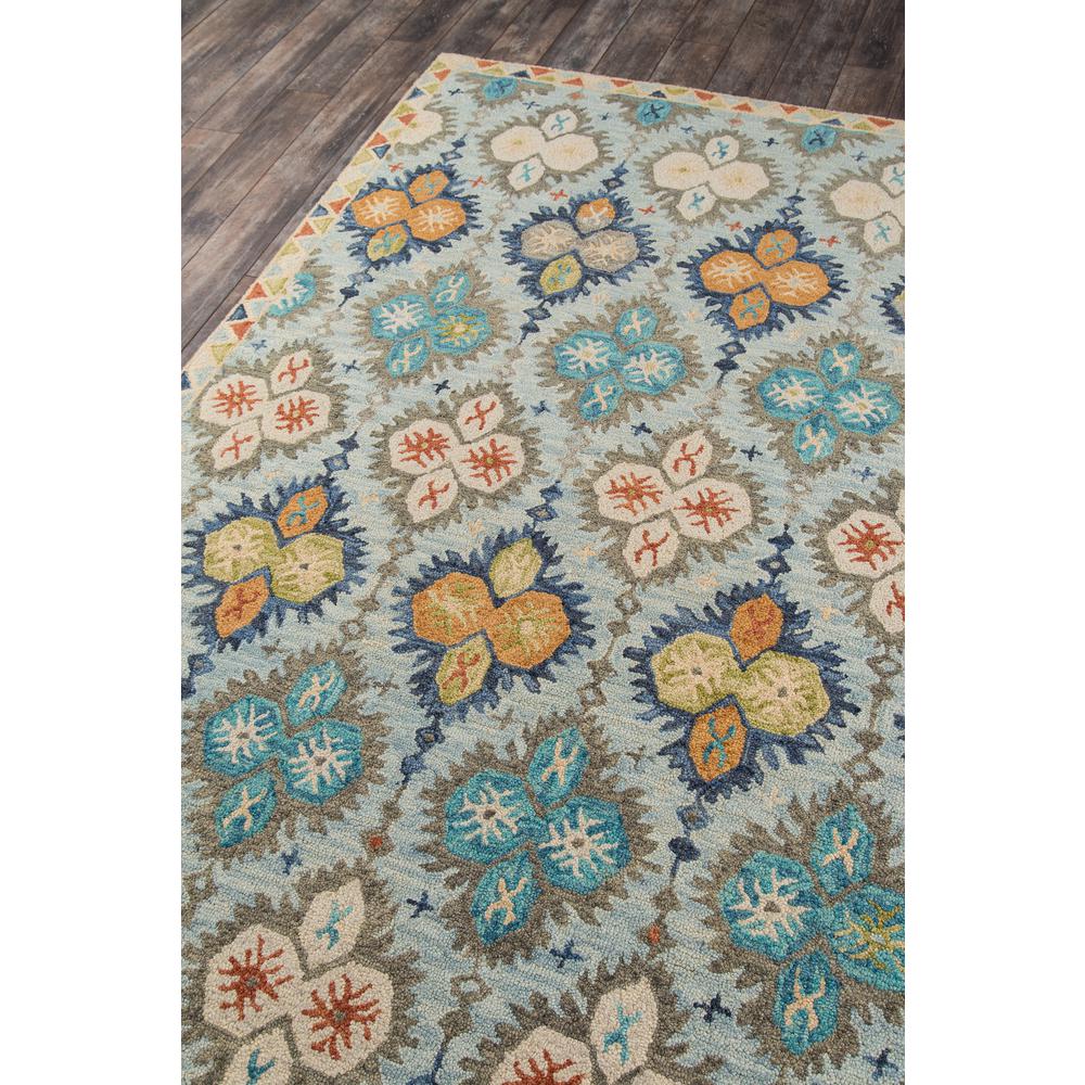 Transitional Rectangle Area Rug, Blue, 5' X 8'. Picture 2
