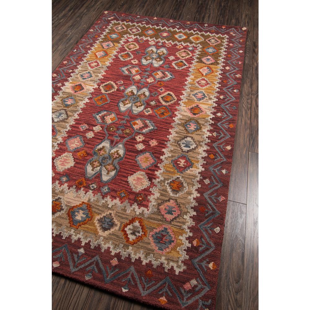 Traditional Rectangle Area Rug, Red, 5' X 8'. Picture 2
