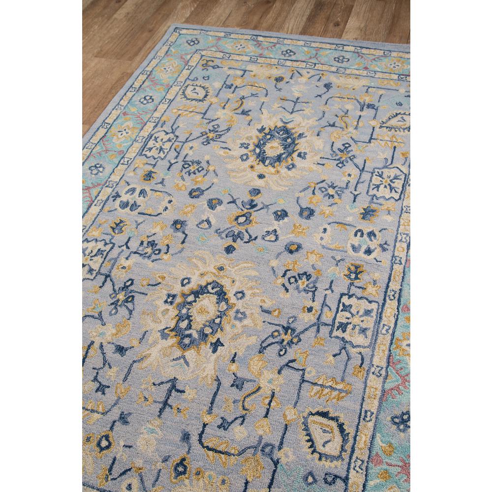 Traditional Rectangle Area Rug, Blue, 5' X 8'. Picture 2