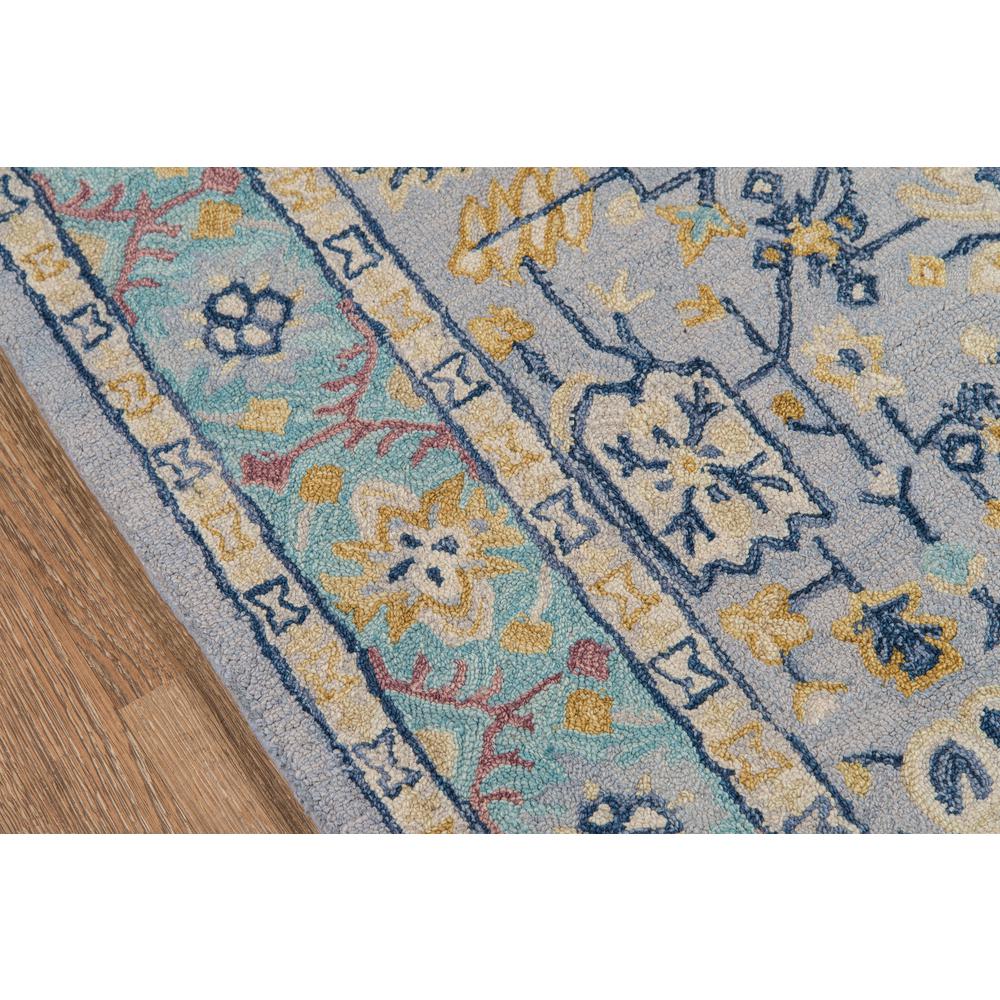 Traditional Rectangle Area Rug, Blue, 5' X 8'. Picture 3
