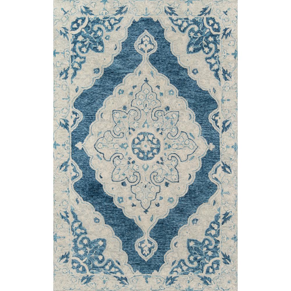 Tangier Area Rug, Blue, 5' X 8'. Picture 1