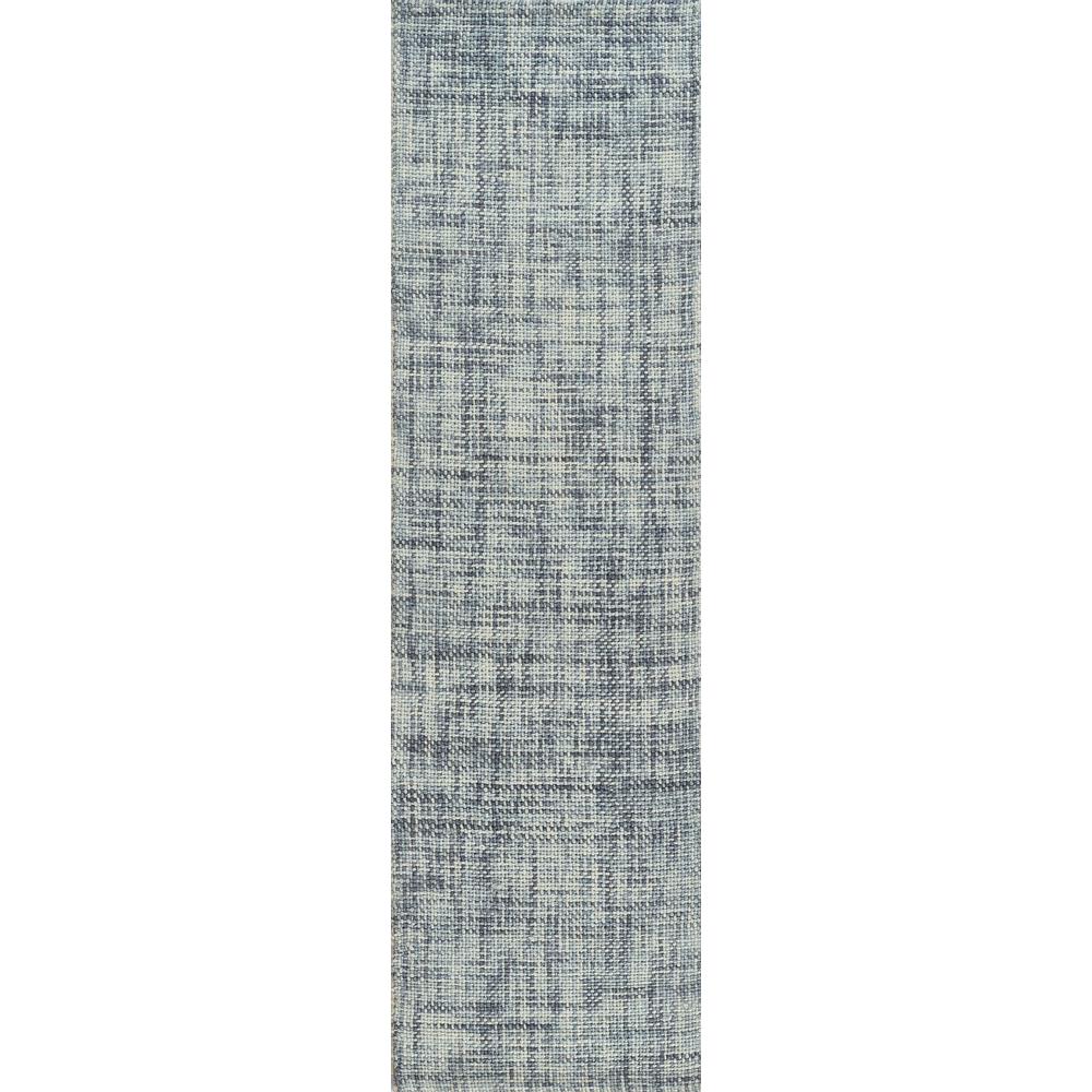 Contemporary Rectangle Area Rug, Blue, 5' X 8'. Picture 5
