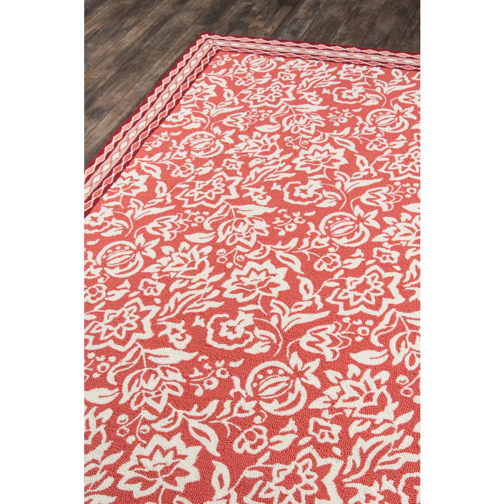 Transitional Rectangle Area Rug, Red, 5' X 8'. Picture 2