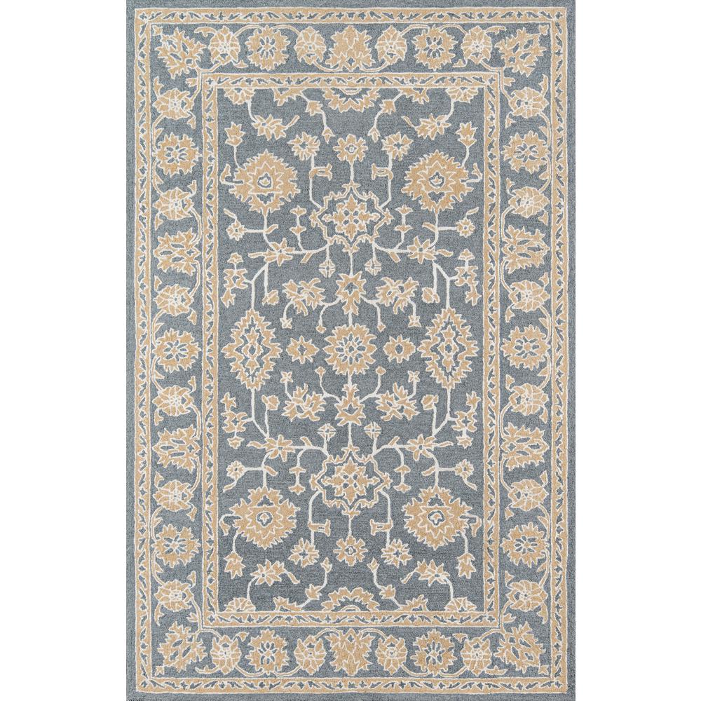 Traditional Rectangle Area Rug, Grey, 5' X 7'6". Picture 1