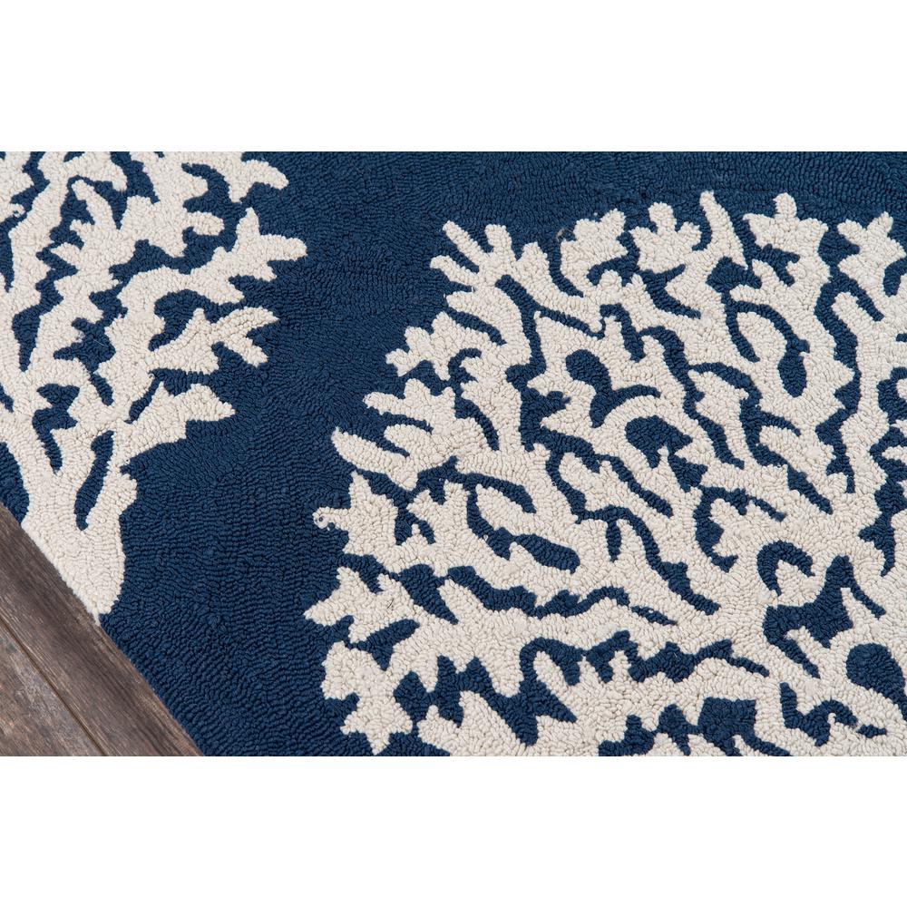 Contemporary Rectangle Area Rug, Navy, 8' X 10'. Picture 3