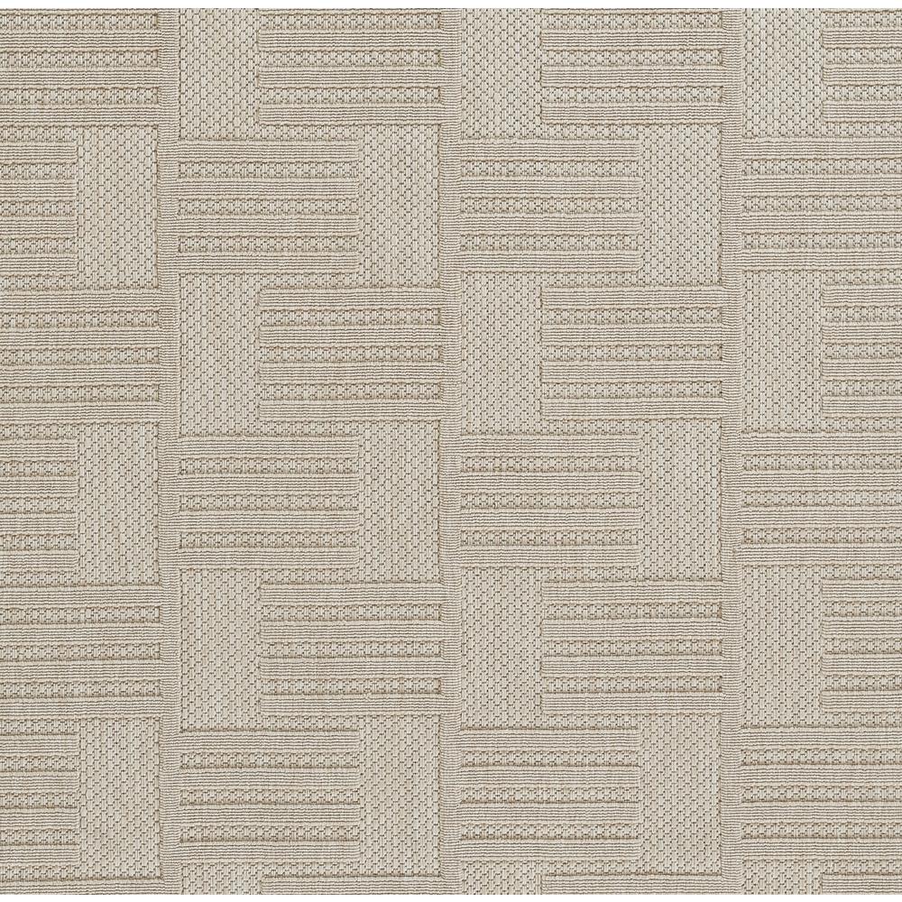 Contemporary Rectangle Area Rug, Beige, 9'3" X 12'6". Picture 7