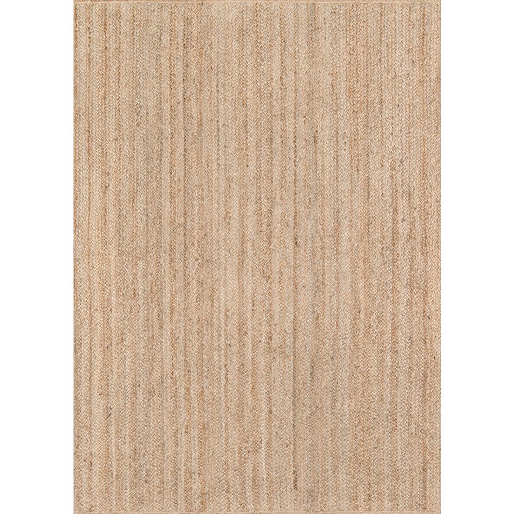 Modern Rectangle Area Rug, Brown, 5' X 7'6". Picture 1