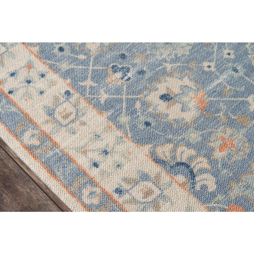 Traditional Rectangle Area Rug, Blue, 6'6" X 9'. Picture 3