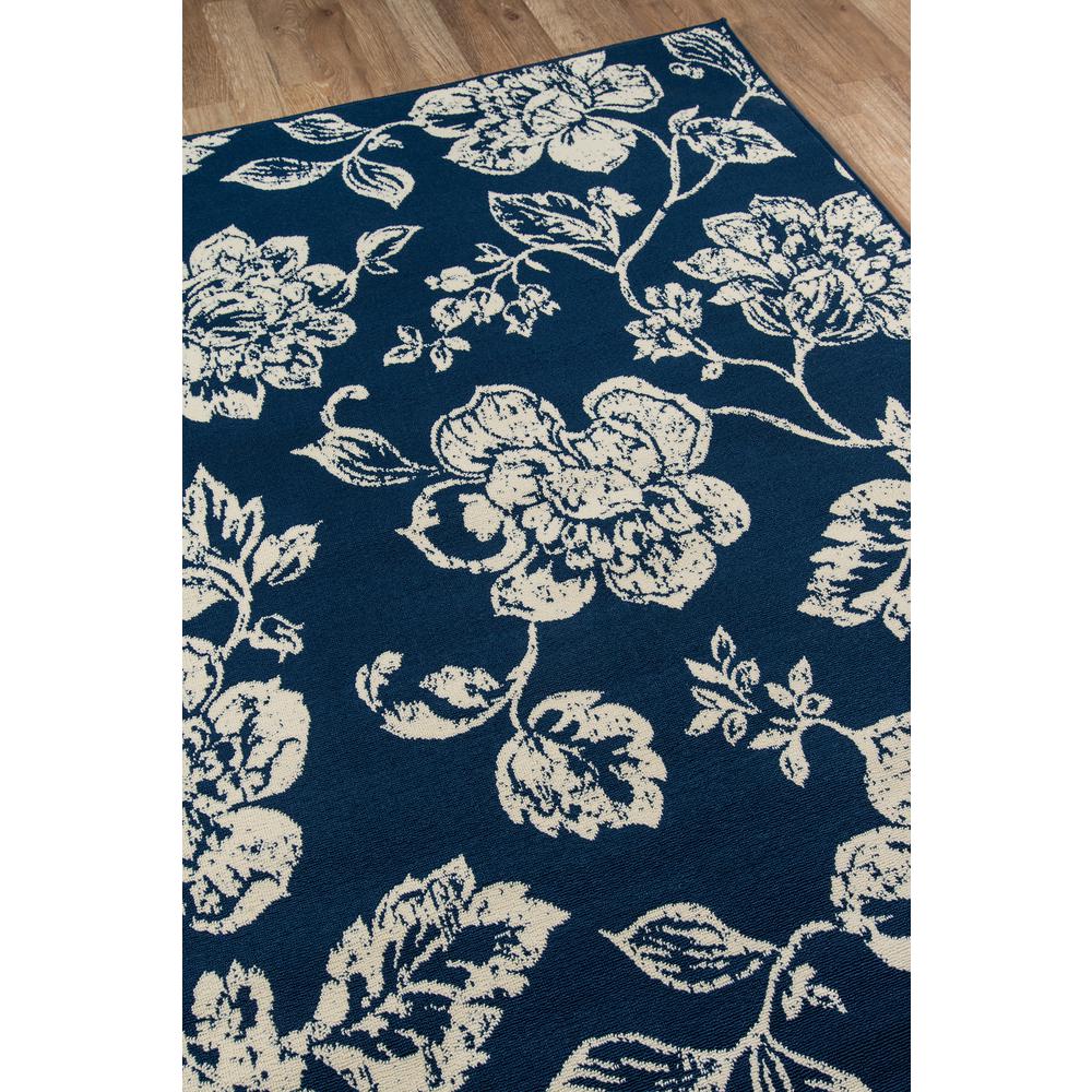 Casual Rectangle Area Rug, Navy, 5'3" X 7'6". Picture 2