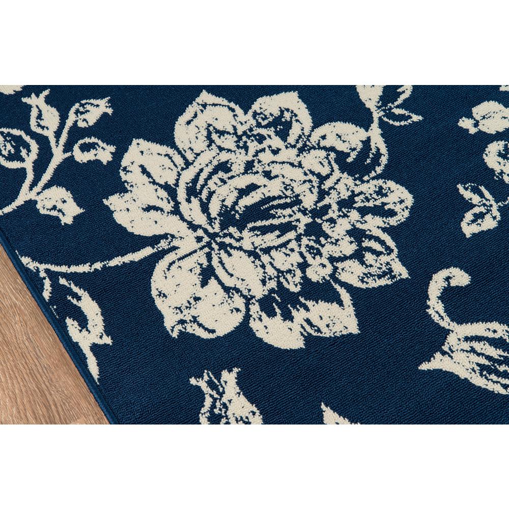 Casual Rectangle Area Rug, Navy, 5'3" X 7'6". Picture 3