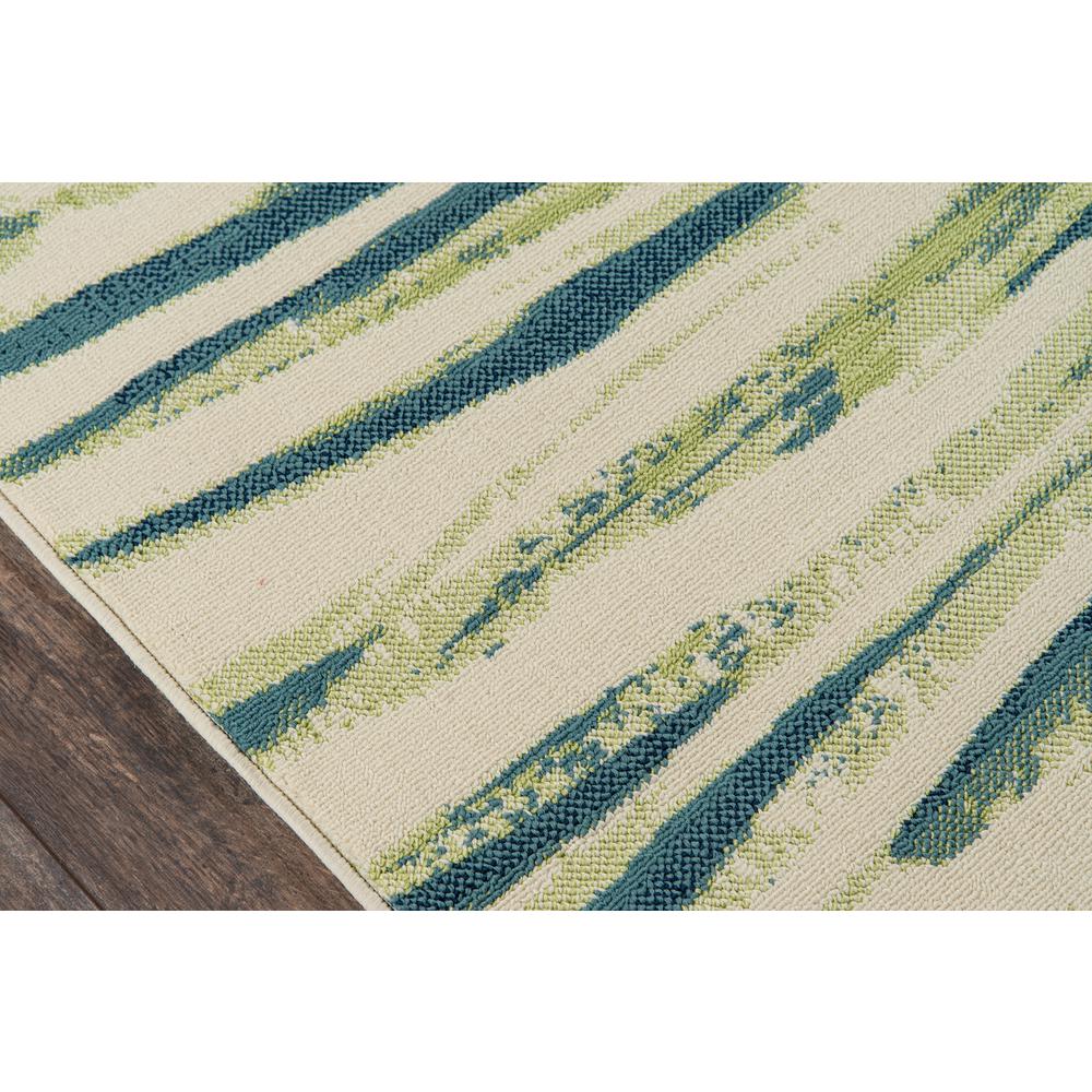 Contemporary Rectangle Area Rug, Green, 5'3" X 7'6". Picture 3