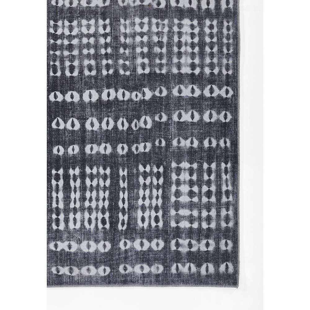 Contemporary Rectangle Area Rug, Charcoal, 5' X 7'6". Picture 2