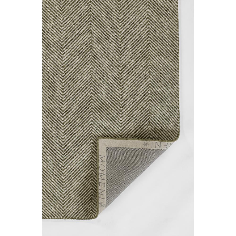 Contemporary Rectangle Area Rug, Green, 8' X 10'. Picture 3