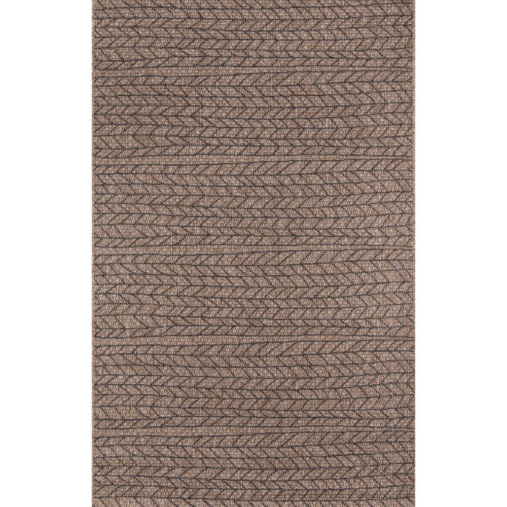 Contemporary Rectangle Area Rug, Tan, 3'11" X 5'7". Picture 1