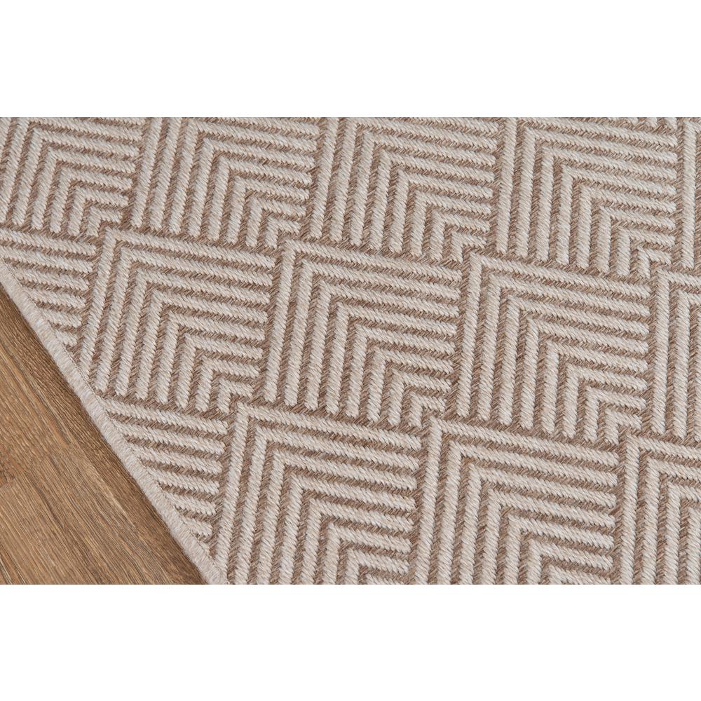 Contemporary Rectangle Area Rug, Beige, 3'11" X 5'7". Picture 3