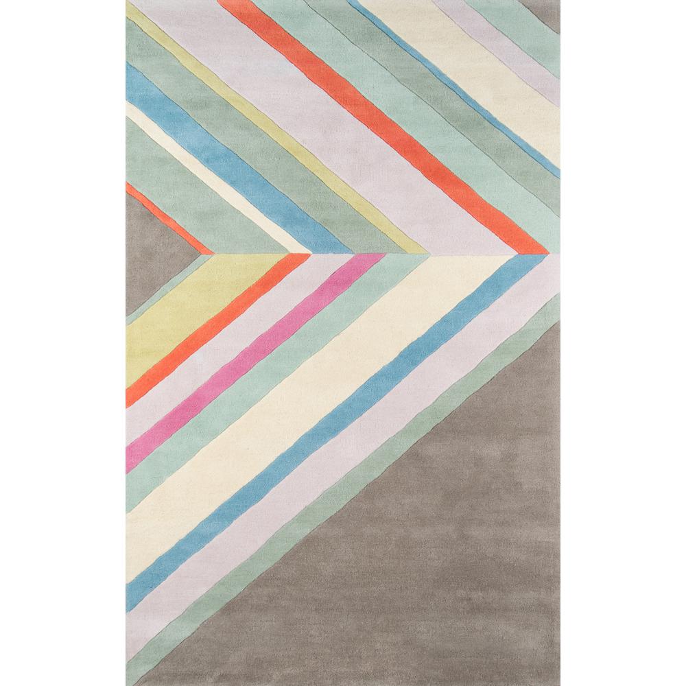 Contemporary Rectangle Area Rug, Grey, 9' X 12'. Picture 1