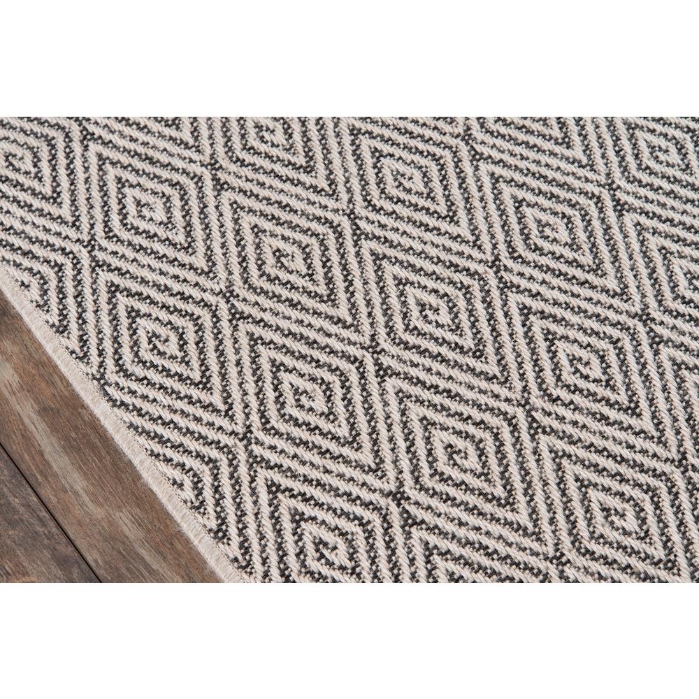 Contemporary Rectangle Area Rug, Charcoal, 3'11" X 5'7". Picture 3
